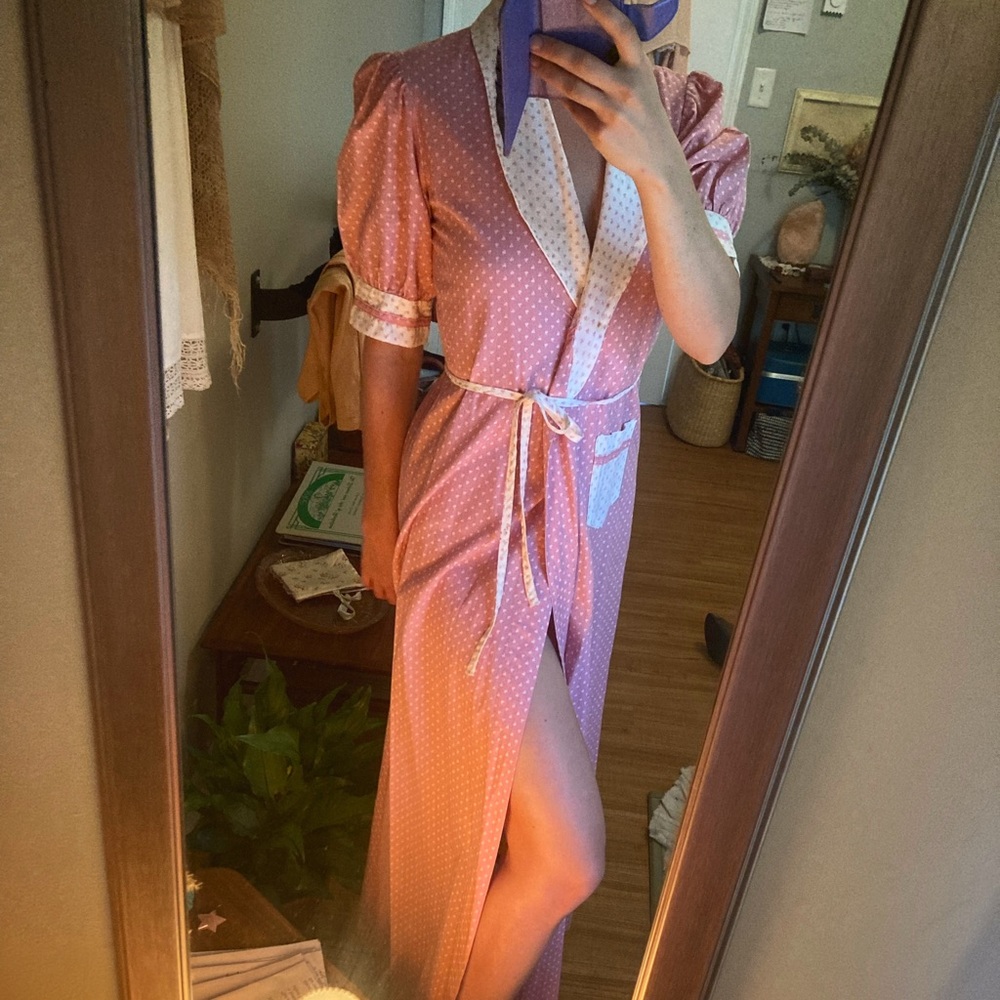 Vintage Lightweight Cotton Robe